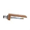 for Bnine-teenteam Universal Record Player Headshell Phonograph Cherry Wood Turntable Replacement with 4pcs Lead view 3