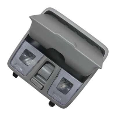 Car Interior Dome Lamp For Hyundai For Elantra MD Front Map Lamp Reading Light With Glass Box Sunroof Switch Glasses Case Lighting Interior Dome(Grey)