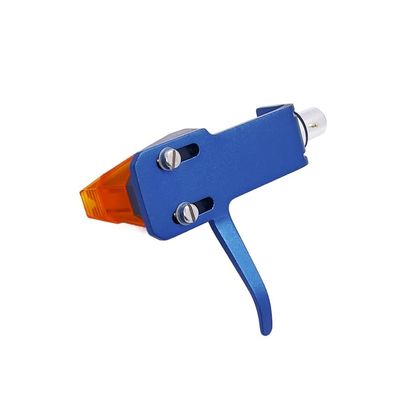 2M Orange Moving Magnet Stereo Phono Cartridge Stylus with Aluminum Alloy Headshell for Or-tofon(Blue)