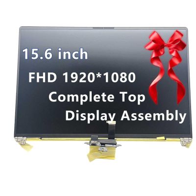 15.6" Laptop Non-Touch Screen Replacement for Dell XPS 9520 FHD 1920 * 1080 LCD Screen Complete Top Display Assembly Silver 0947RM 947RM