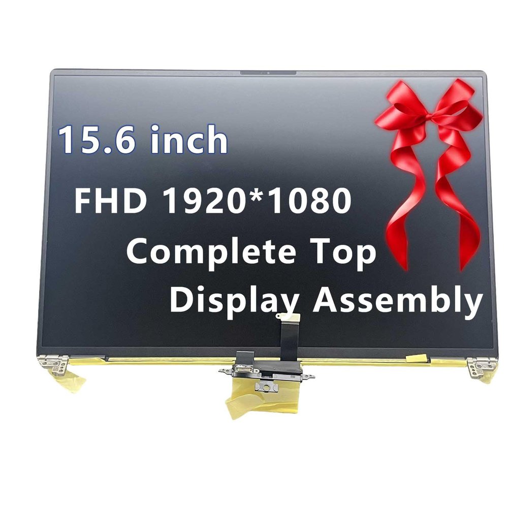 15.6" Laptop Non-Touch Screen Replacement for Dell XPS 9520 FHD 1920 * 1080 LCD Screen Complete Top Display Assembly Silver 0947RM 947RM