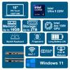 Lenovo Yoga 7 16 2-in-1 Laptop 16" WUXGA IPS Glossy Touch Intel 8-core Ultra 5 226V (Up to 40 Tops) 16GB DDR5 1TB SSD Backlit Fingerprint for Creator Business Professional Win11 ICP Hub w/Copilot AI view 3