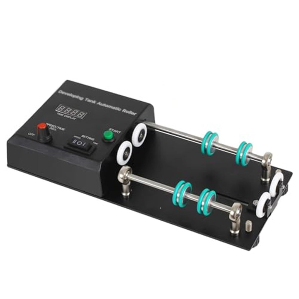 Zoienu Automatic Film Processor with Extension Rod for Spirals Darkroom Development Machine for Easy Film Processing