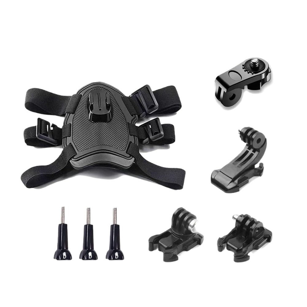 Dog Camera Harness Mount Compatibility for Hero 12 11 10 9 OSMO 360 Accessories, for Small Medium Large Dogs for Chest and Back