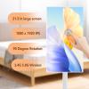 Mobile Smart TV on Wheels 1080P Rotating Touchscreen Display Portable Stand for Bedroom Kitchen RV Travel(White,6+128) view 2