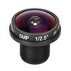 180 Wide Angle Fisheye Board Lens with 1.8mm Focal Length, HD 5MP CCTV Security Camera Module for Surveillance Monitoring, Metal Construction, Fixed M12 Mount view 1