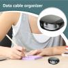 Automatic Cord Reel  ABS Compact Case | Retractable Hidden Cable Winder For USB Headphone Data Wire Telephone Line Organizer | For Tidy Desk Storage Travel Convenience And Daily Cable Management Use view 3