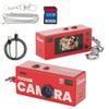 1080P Magic Mini Camera Thumb-Sized Keychain Camera 0.96-inch Micro Screen Retro Style Includes 32GB Memory Card (Red) view 1