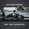 4-Lens 360 View Car Dash Cam Front, Rear, Left & Right, 4x1080P Fhd Car Camera Recorder, 24H Parking Mode, All-Round Recording, Night Vision & Loop Recording (Three Lenses + 32GB Memory Card) view 2