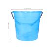 SOLUSTRE Blue Plastic Water Bucket with Handle 12l, Portable Multipurpose Household Storage Bucket for Dormitory Washing, Bathing, Laundry, and Foot Soaking view 2
