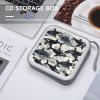 FekiLoot Killer Whale DVD Case Large Storage Disc Wallet Bag Portable CD Case Holder 40 Capacity Hard Plastic Disc Cases Storage Binder DVD Case Wallet for Car Home Office Travel view 4