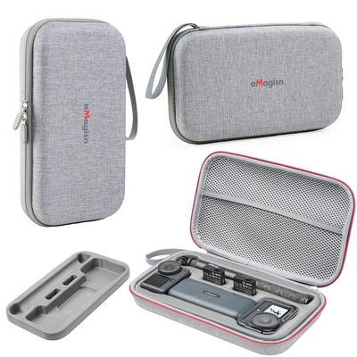 XYYORITRIX Camera Bag for Osmo Action 6Accessory Storage Protective Case EVA Hard Shell Shockproof, Impact Resistant Large Capacity Removable Inner Tray