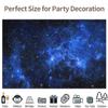 Leowefowa Galaxy Star Backdrop 10x7ft Vinyl Starry Night Sky Outer Space Photography Background Universe Nebula Galaxy Tapestry Kids Space Birthday Party Decorations Banner Photo Booth Props view 4