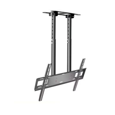 LIUZQWAED Double Pole Hanging TV BracketAdjustable Ceiling LCD Mount Bracket - Fits 55-100 Inch LED Flat Panel Display, 5/-45 Angle Adjustment, Max VESA 900x600mm