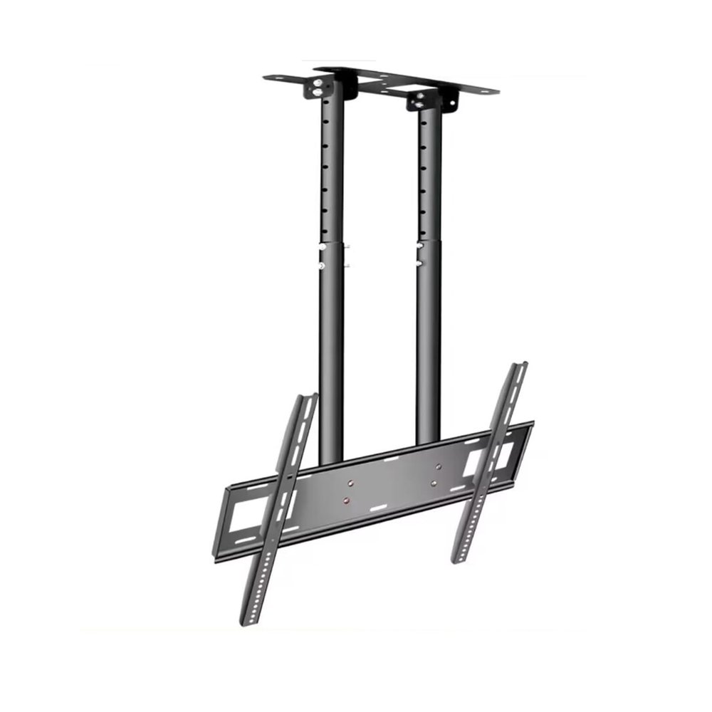LIUZQWAED Double Pole Hanging TV BracketAdjustable Ceiling LCD Mount Bracket - Fits 55-100 Inch LED Flat Panel Display, 5/-45 Angle Adjustment, Max VESA 900x600mm