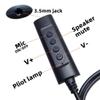 3.5mm to USB Sound Card Volumes Control Mics On OffButton Drive Not Need view 4