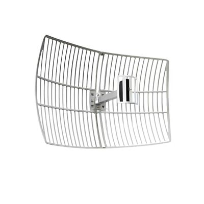 2.4GHz 20dBi High-Gain WiFi Outdoor Directional Grid Parabolic Antenna Dish (2400-2500 MHz) with N-Type Female Connector for Long Distance Signal Reception or Transmission
