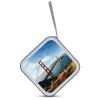 FekiLoot San Francisco Golden Gate Bridge DVD Case Large Storage Disc Wallet Bag Portable CD Case Holder 40 Capacity Hard Plastic Disc Cases Storage Binder DVD Case Wallet for Car Home Office Travel view 3