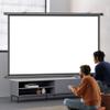 ENGTICUENU Manual Projector Screen Pull Down 50" 60" 72", HD Portable Projector Movies Screens, Retractable Projection Screen for Home Cinema Party Conference School(16:9,50in) view 1