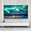 ENGTICUENU 30" 40" 50" 60" 72" Home Theater Projector Screen Manual Pull Down Projector Screen HD 4K Portable Movie Screen for Home Office Outdoor Indoor(16:9,50in) view 1