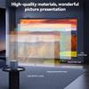 ENGTICUENU 30" 40" 50" 60" 72" Home Theater Projector Screen Manual Pull Down Projector Screen HD 4K Portable Movie Screen for Home Office Outdoor Indoor(16:9,50in) view 3