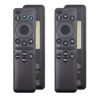 2 Pack BN59-01480A TM2360E TM2560E New Replacement Solar TV Voice Remote USB-C Rechargeable Charging Bluetooth Remote Control with AI, Compatible with Samsung 2023-2025 Neo QLED 8K, QLED Smart TVs