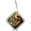 FekiLoot Wildlife Forest Squirrel DVD Case Large Storage Disc Wallet Bag Portable CD Case Holder 40 Capacity Hard Plastic Disc Cases Storage Binder DVD Case Wallet for Car Home Office Travel view 3