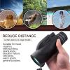 80X100 High Power Monocular Telescope, Portable HD Zoom with Tripod & Phone Adapter, BAK4 Prism for Clear Photos - Ideal for Birdwatching, Hiking, and Travel (A) view 3