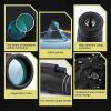 80X100 High Power Monocular Telescope, Portable HD Zoom with Tripod & Phone Adapter, BAK4 Prism for Clear Photos - Ideal for Birdwatching, Hiking, and Travel (A) view 4