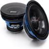 American Bass Godfather Series 6.5" Midrange Speakers, Pair of 800W Max / 400W RMS 6.5 Inch Midrange Speakers with Carbon Fiber Cone, 4 Ohm, 95dB Sensitivity, High Output Mid Range Speaker Car Audio view 2