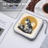 BTCOWZRV Wolves Family CD Case 40 Capacity Hard Plastic DVD Case Portable Zipper CD Cases Holder Large Storage Disc Wallet Bag DVD Disc Cases Storage Binder Home Travel view 4