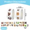 1000 PCS Cat Meme Stickers, Funny Cat Stickers and Cute Cat Stickers,Meme Cat Stickers in 2 Rolls, Animal Meme Stickers for Personal Use and Creative Projects view 2