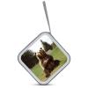 BTCOWZRV Hi Bear Sit on The Lawn CD Case 40 Capacity Hard Plastic DVD Case Portable Zipper CD Cases Holder Large Storage Disc Wallet Bag DVD Disc Cases Storage Binder Home Travel view 3
