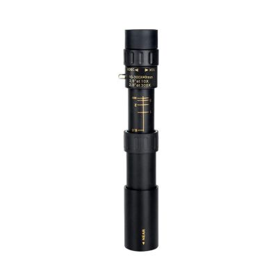 10X-300X Compact Waterproof Monocular Telescope with FMC Lens & BAK4 Prism - Ideal for Bird Watching, Concerts, Hiking - Includes Carrying Bag & Lanyard
