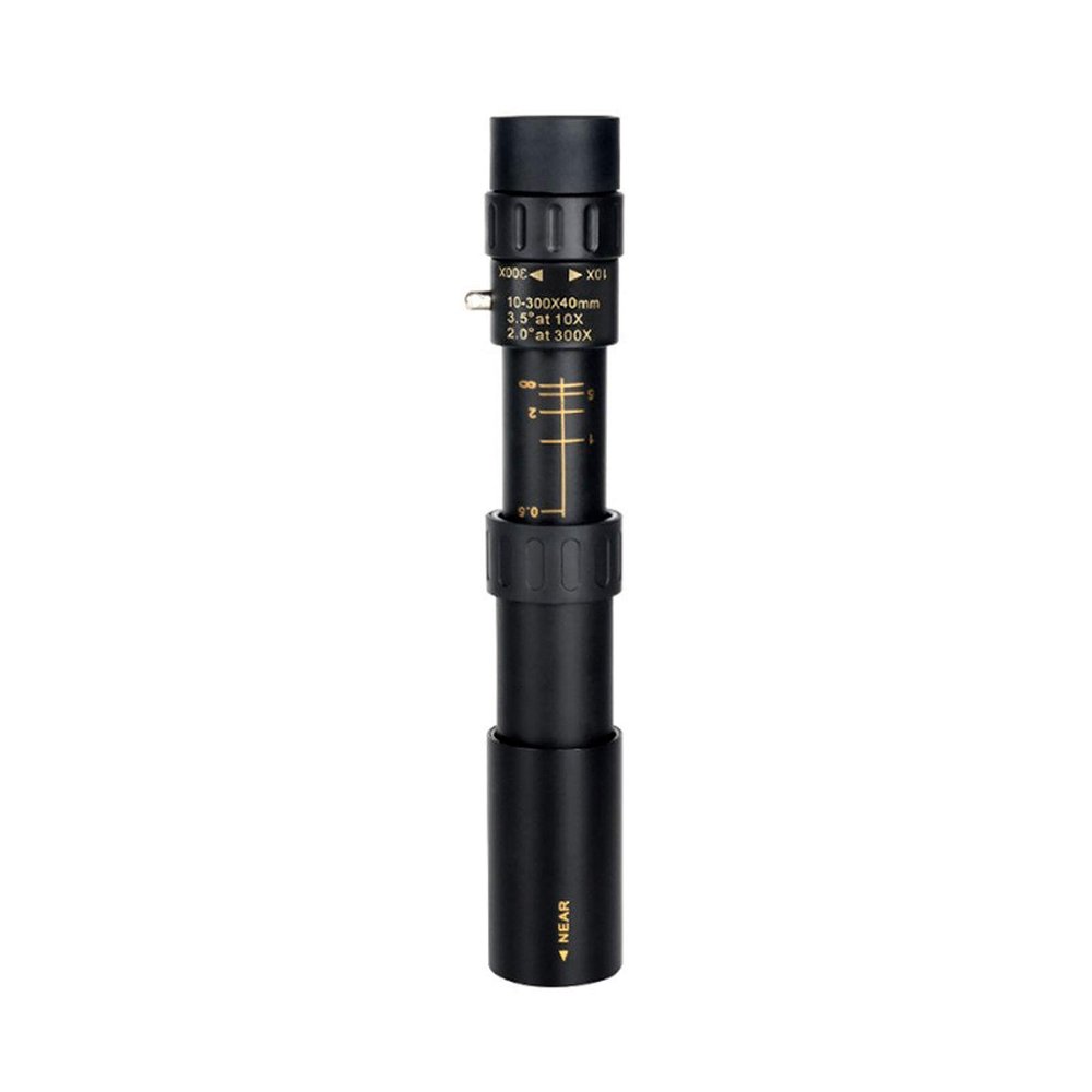 10X-300X Compact Waterproof Monocular Telescope with FMC Lens & BAK4 Prism - Ideal for Bird Watching, Concerts, Hiking - Includes Carrying Bag & Lanyard