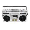 Retro Boombox, Bluetooth Cassette Player with AM/FM Radio, 80s Style CD Tape Player, SD/USB Input, Built-in Speaker view 1