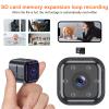 Guardhouse Mini Camera, Two Way Audio, 120Pan Tilt Rotation, Local MicroSD Card Storage, WiFi Remote Mobile App Control for Indoor,Outdoor Security Camera for Homes and Retail Stores (Camera+32G) view 3