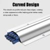 39 in Length Thick Stainless Steel Cable Trunking Cover, Silver Protective Raceway for Wires, Electrical Cable trunking Wire Conduit Tidy Cover Management(1 PC,W 3.2 in) view 4
