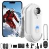 2026 New POV Record PRO 2.0, POV Waterproof 4K Pro Camera, 128G New Ultra Wide Hands-Free 4K POVS Camera, Night Vision Waterproof for Motorcycle, Bike, Swimming Daily Records (White-128GB) view 1