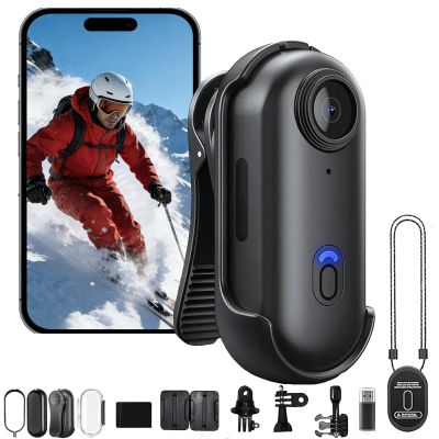 2026 New POV Record PRO 2.0, POV Waterproof 4K Pro Camera, 128G New Ultra Wide Hands-Free 4K POVS Camera, Night Vision Waterproof for Motorcycle, Bike, Swimming Daily Records (Black-128GB)