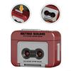 Miniature Retro Cassette Recorder Keychain with Recording Capability for Portable Classic Tape Playback and Unique Collectible view 3
