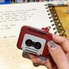 Miniature Retro Cassette Recorder Keychain with Recording Capability for Portable Classic Tape Playback and Unique Collectible view 4