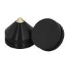 4 Set Speaker Spikes Floor Protector, Metal Speaker Isolation Stand Feet Pad, Shock Absorbing Foot Spike for Home Audio System, HiFi Speakers, Turntables with Hook and Loop Fastene view 2