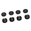 4 Set Speaker Spikes Floor Protector, Metal Speaker Isolation Stand Feet Pad, Shock Absorbing Foot Spike for Home Audio System, HiFi Speakers, Turntables with Hook and Loop Fastene view 3