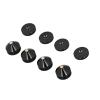 4 Set Speaker Spikes Floor Protector, Metal Speaker Isolation Stand Feet Pad, Shock Absorbing Foot Spike for Home Audio System, HiFi Speakers, Turntables with Hook and Loop Fastene view 4