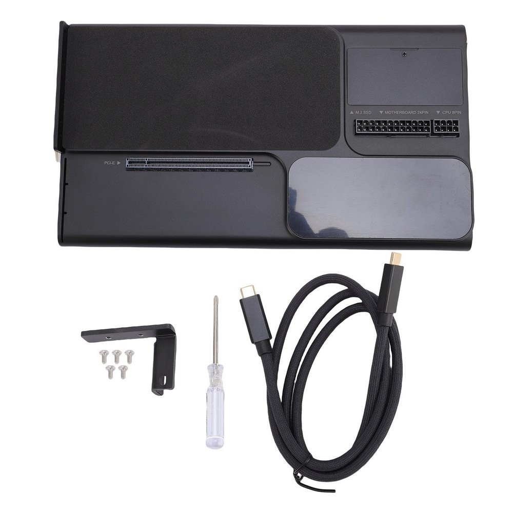 Fabater Docking Station, GPU Dock External Graphics Card with PCIE 4.0 X4 Slot, 24 Pin + 8 Pin, Support ATX/SFX Power Supply for Wins Laptop Console Featuring Thunderbolt 5