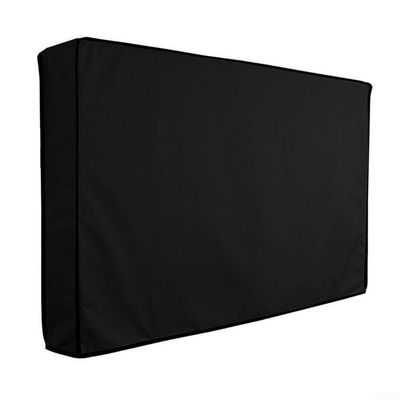 600D Waterproof Outdoor TV Cover for PVC Oxford Fabric, Weather-Resistant Case for Flat Screen Displays, Fits 22-65 Inch Models, Black(46-48 inches)