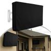 600D Waterproof Outdoor TV Cover for PVC Oxford Fabric, Weather-Resistant Case for Flat Screen Displays, Fits 22-65 Inch Models, Black(46-48 inches) view 2
