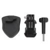 PODSJD Action Camera Motorcycle Windshield Mount Clip Aluminum Silicone Adjustable Bracket for Action 5 Pro 3 - Secure Locking, 180 Rotation, Versatile Vlogging Accessory view 1