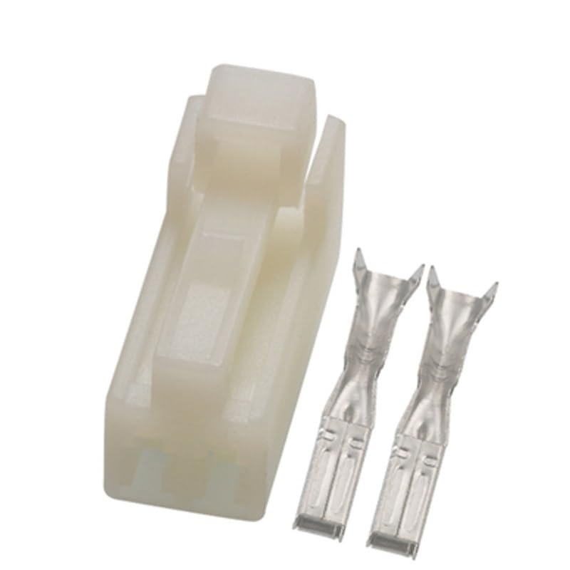 1/5/10/20/50/Sets 2 Pin Male Female Plastic Ja-ck Adapter Cable Auto Connector Loudspeaker Plug DJ7021-2.3-11(2p Male,20 Sets_2P)